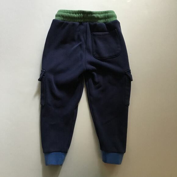 Mini Boden navy color block cargo sweatpants - Picture 5 of 5